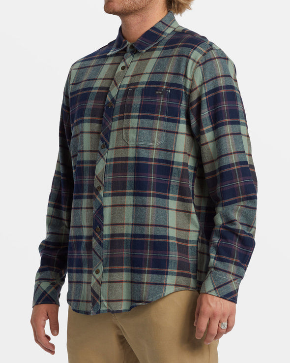 Coastline Long Sleeve Flannel Shirt