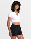 Sawyer Elastic Waist Shorts