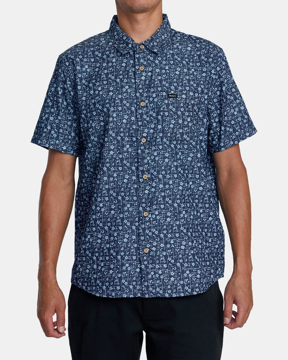 Frame Chambray Short Sleeve Shirt