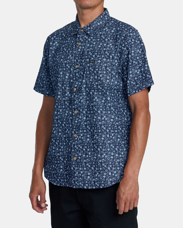 Frame Chambray Short Sleeve Shirt