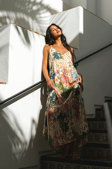 Anica Lua Floral Maxi Dress