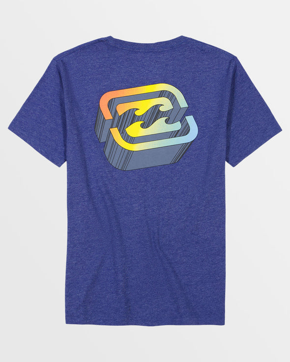 Boy's Crayon Wave 3D Tee