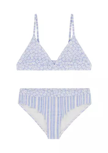 Girl's Blue By The Sea Bikini Set