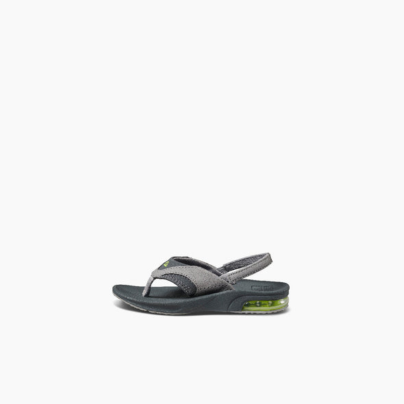 Little Kids Fanning Boy's Sandal Grey/Volt