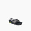 Little Kids Fanning Boy's Sandal Grey/Volt