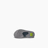 Little Kids Fanning Boy's Sandal Grey/Volt