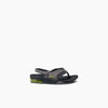 Little Kids Fanning Boy's Sandal Grey/Volt