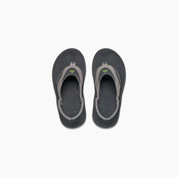 Little Kids Fanning Boy's Sandal Grey/Volt