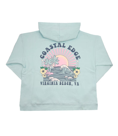 Coral Sunset Hoodie