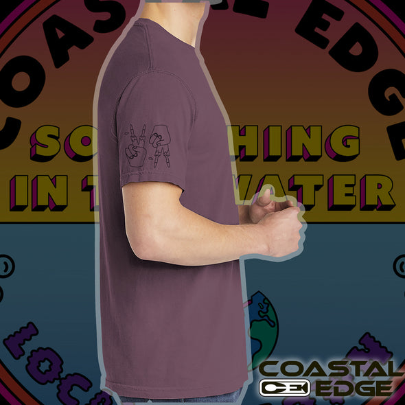 Something in the Water X Coastal Edge Badge 2023 Short Sleeve Tee Berry