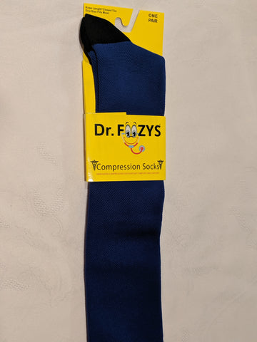 Royal Blue Compression Socks