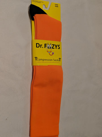 Orange Compression Socks