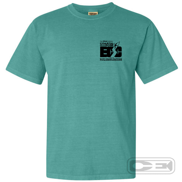 Coastal Edge East Coast Surfing Championship 2024 Featuring Artist Andy Davis Short Sleeve T-Shirt