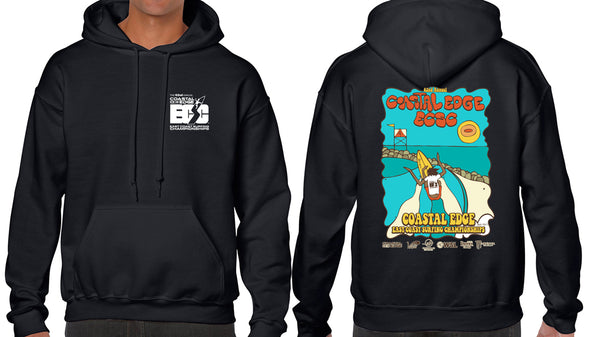 Coastal Edge East Coast Surfing Championship 2024 Featuring Artist Andy Davis Hooded Fleece