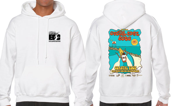 Coastal Edge East Coast Surfing Championship 2024 Featuring Artist Andy Davis Hooded Fleece