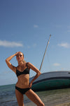 Capri Solid Underwire Bikini Top Black