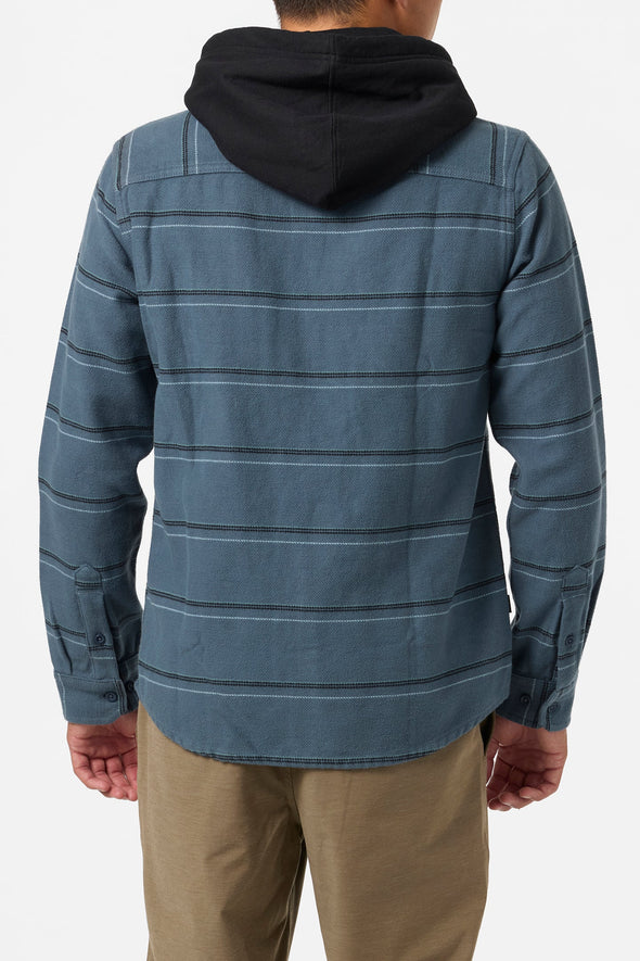 Archer Hooded Flannel Standard Fit Long Sleeve Shirt