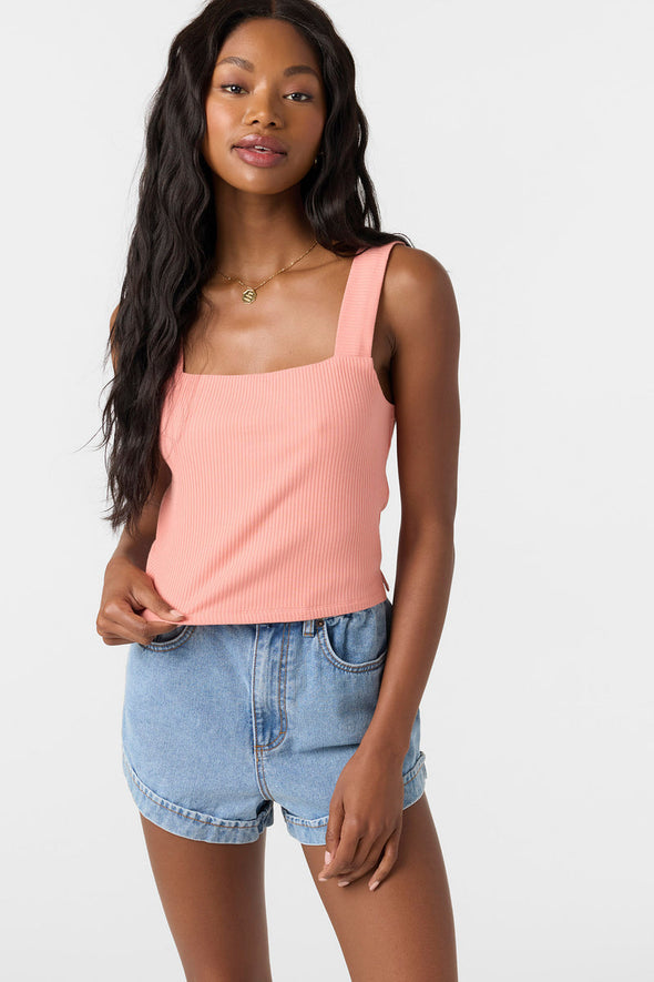 Vanessa Solid Sleeveless Top