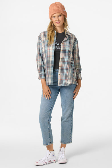 Logan Flannel Long Sleeve Top