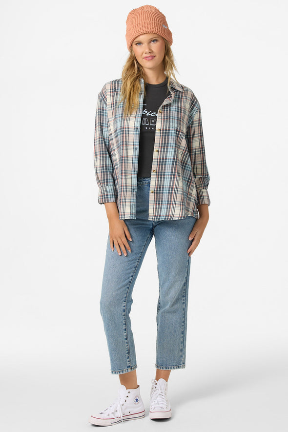 Logan Flannel Long Sleeve Top
