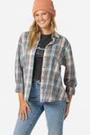Logan Flannel Long Sleeve Top
