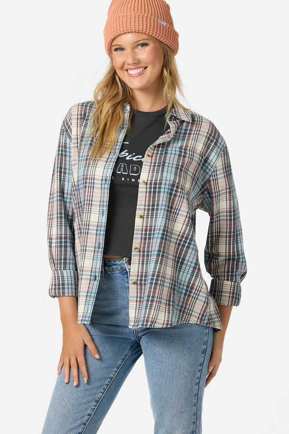 Logan Flannel Long Sleeve Top