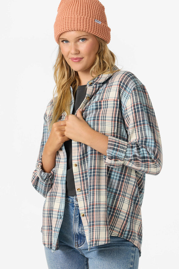 Logan Flannel Long Sleeve Top