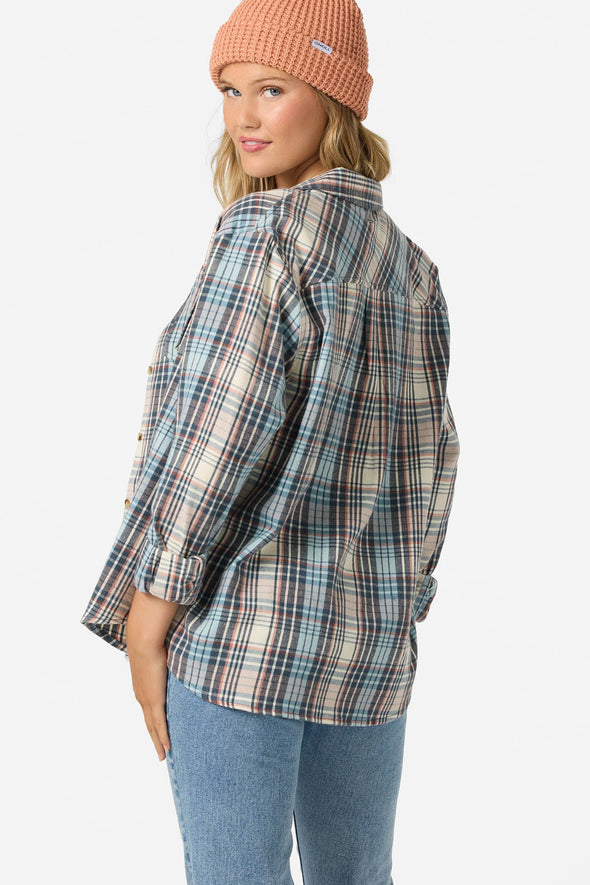 Logan Flannel Long Sleeve Top