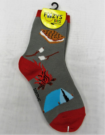 Kid's Smores & Campfire Socks