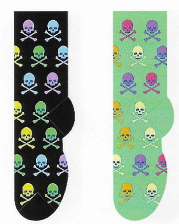 Colorful Skull & Crossbones