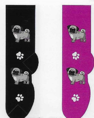 Pugs & Paw Prints Socks