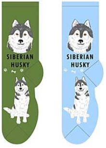 Siberian Husky Socks