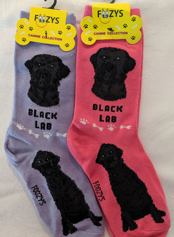 Black Labrador Socks