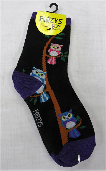 Kid's Owls On Trees Socks