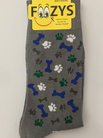 Bones & Paw Print Socks