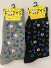 Bones & Paw Print Socks