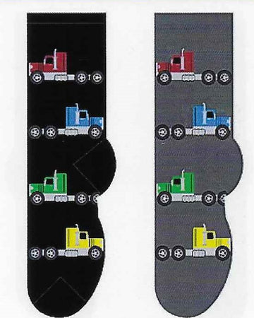 Semi Truck Socks