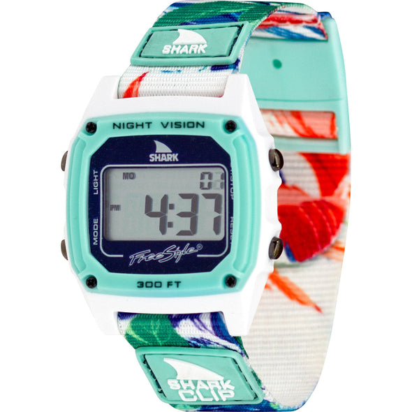 Paradise Green Shark Classic Clip Watch