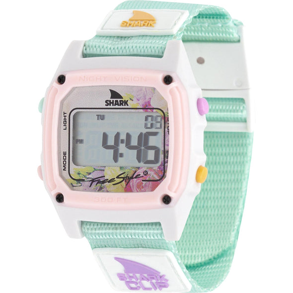 Mint Blush Shark Classic Clip Watch