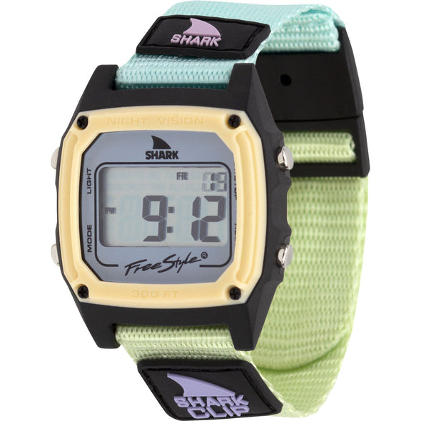 Green Tea Shark Classic Clip Watch