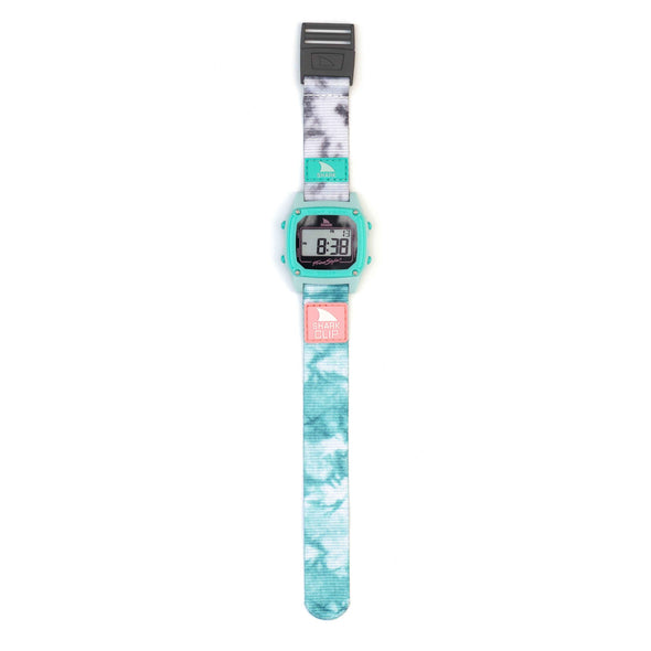 Tide Dye Aqua Cloud Shark Classic Clip Watch