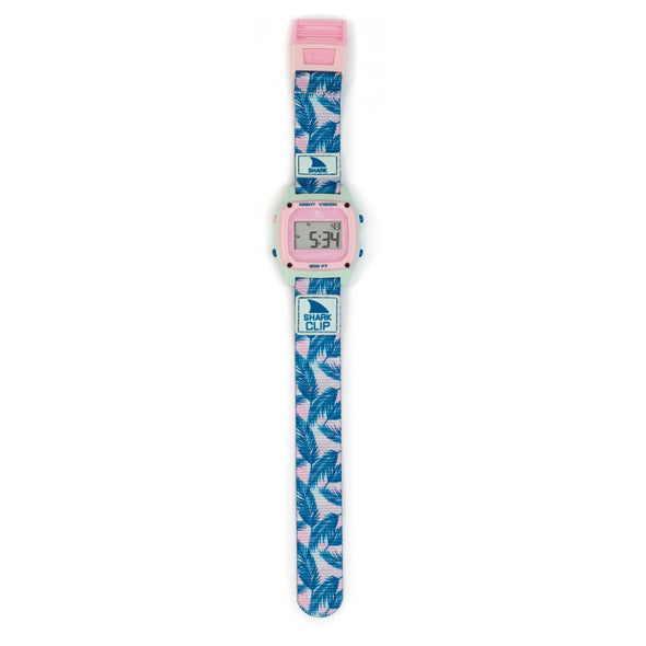Blue Sage Palm Shark Classic Clip Watch