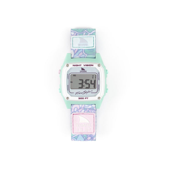 Mint Paisley Shark Classic Clip Watch