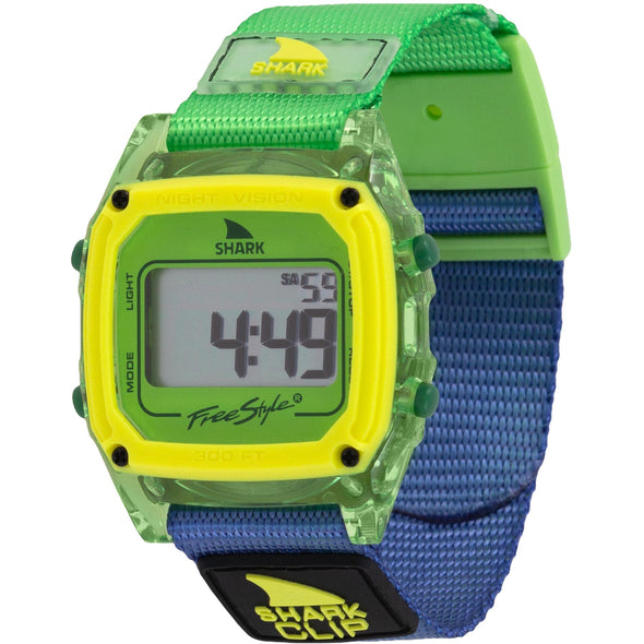 Neon Coast Shark Classic Clip Watch