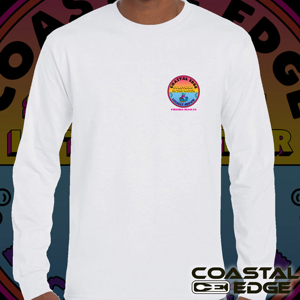 Something in the Water X Coastal Edge Badge 2023 Long Sleeve Tee - White