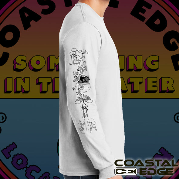 Something in the Water X Coastal Edge Badge 2023 Long Sleeve Tee - White