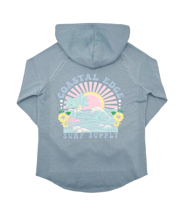 Coral Sunset Hoodie