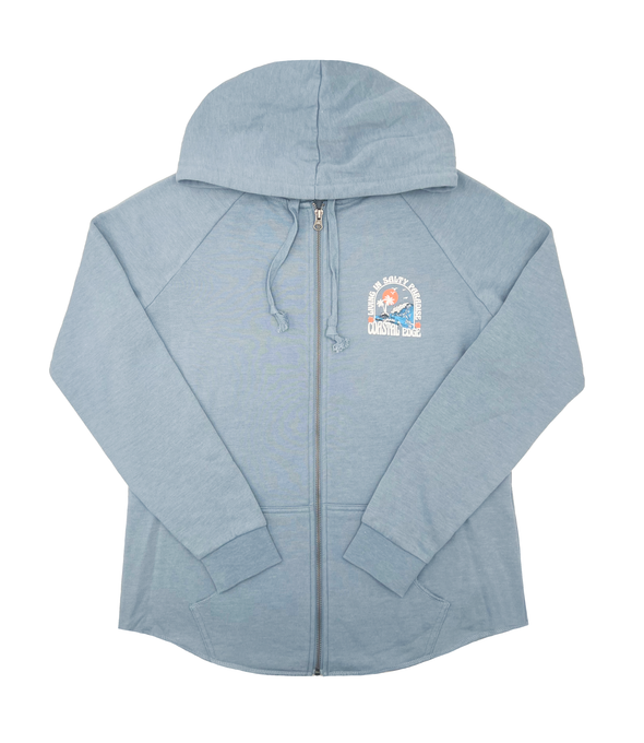 Tranquil Tides Zip Hoodie