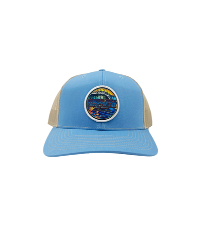 Shoot the Pier 2023 Event Trucker Hat - Blue