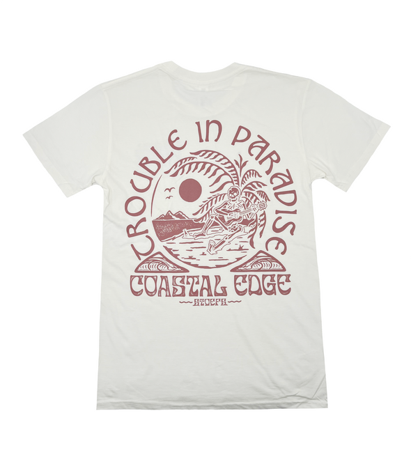 Coastal Edge x Stoefs Studio Trouble Paradise Tee